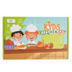Kids Kitchen Set with Cutting Tools - 13 Pieces Kids 3+